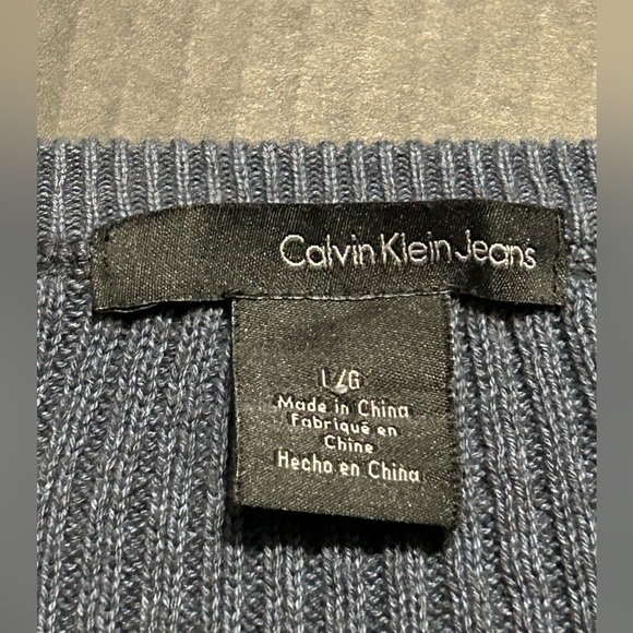 Calvin Klein Jeans Co. Ribbed Sweater size L - Picture 5 of 9
